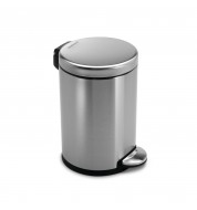 Poubelle salle de bain inox ronde (3L) Simple Human