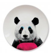 Assiette Panda Mustard