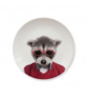 Assiette Raton laveur Mustard
