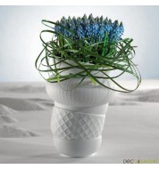 Vase design Rosenthal Reunion blanc (24 cm)