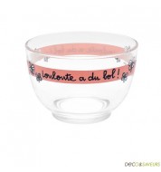 Bol en verre Derrière La Porte "Louloute a du bol"