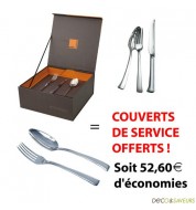 Ménagère couverts Sambonet 24 pièces + couverts de service